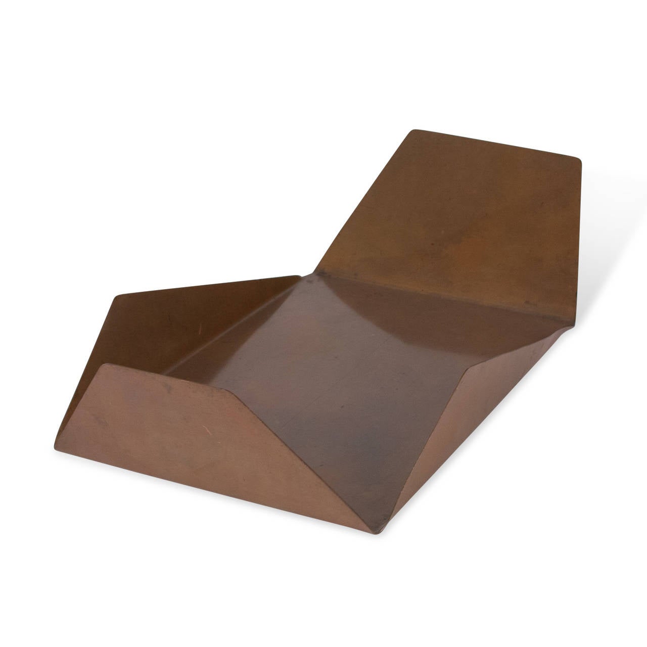 Copper Metal Tray by Andre Vigneau, French, 1950s