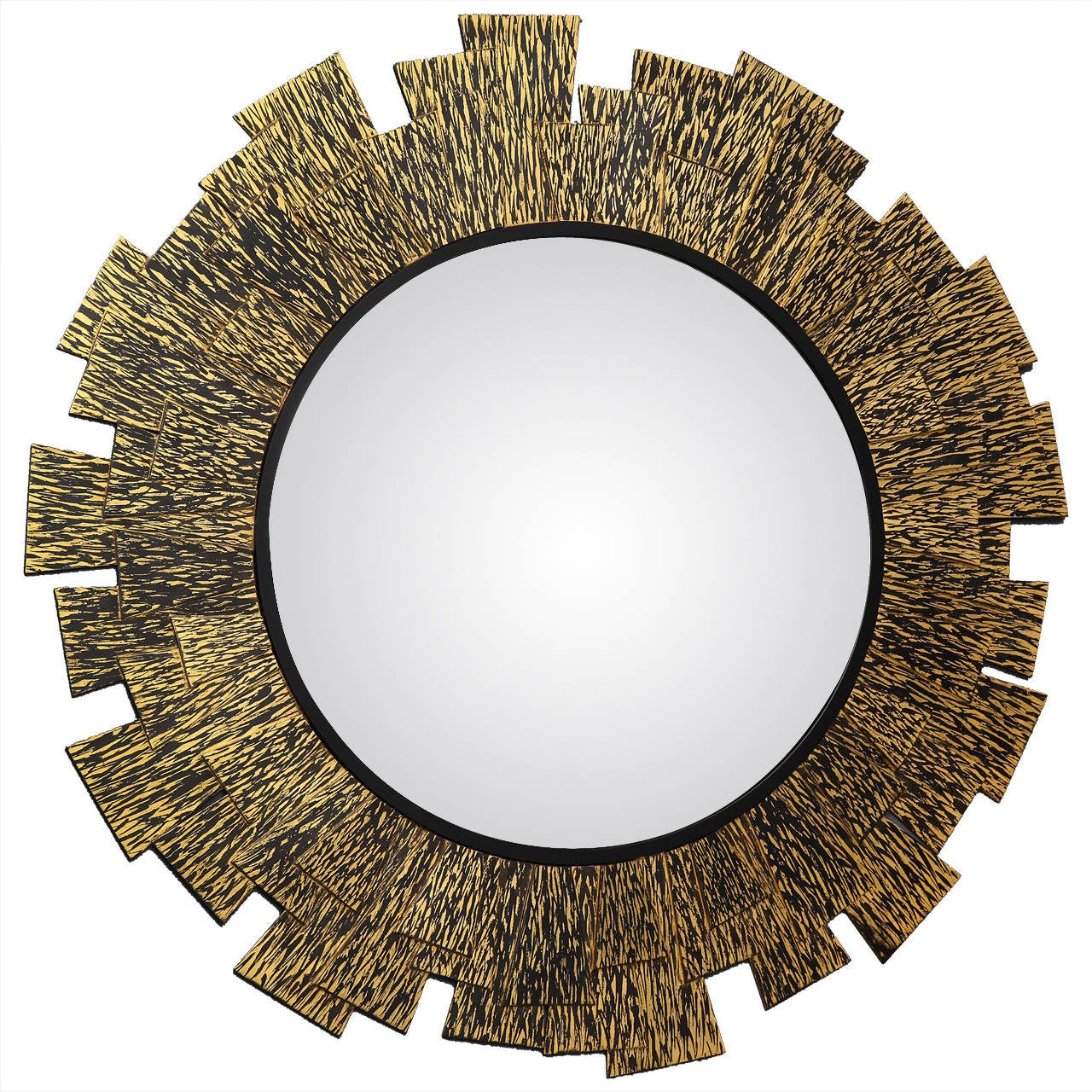 Bronze Wall Mirror franck chartrain "flamme", bronze wall mirror, france, 2014 for Bronze Wall Mirror franck chartrain "flamme", bronze wall mirror, france, 2014 for