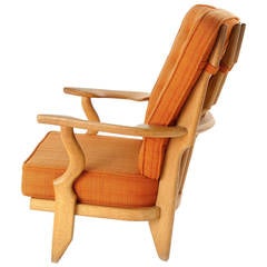 „Grand Repos“-Sessel aus Eiche von Guillerme et Chambron