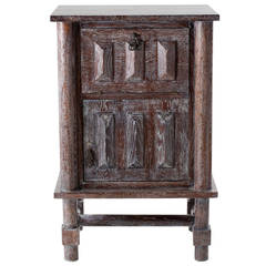 Jacques Adnet, Limed Oak Cabinet, France, circa 1946 2