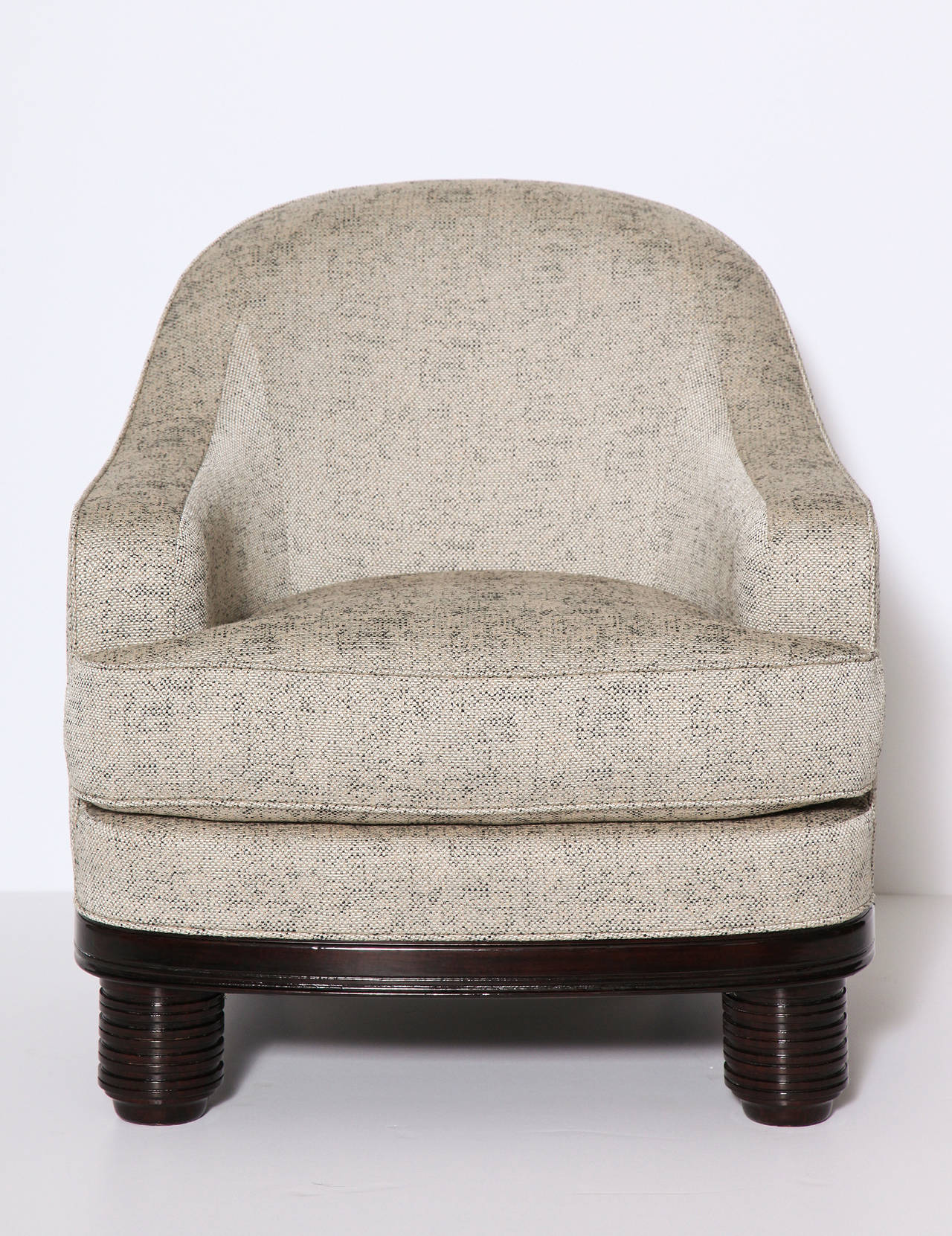 Pair of ebonized fruitwood armchairs by Paul Follot

For an illustration of a chair by Follot with very similar legs, see Que´nioux, Gaston. Les arts de´coratifs modernes - France. Paris: Larousse, 1925. 161.
