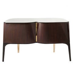 Achille Salvagni, "Antinoo", oak and bronze cabinet, Italy, 2014 1
