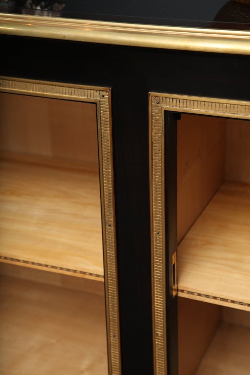 French Fine and Important Two-Door Cabinet by Jean Pascaud