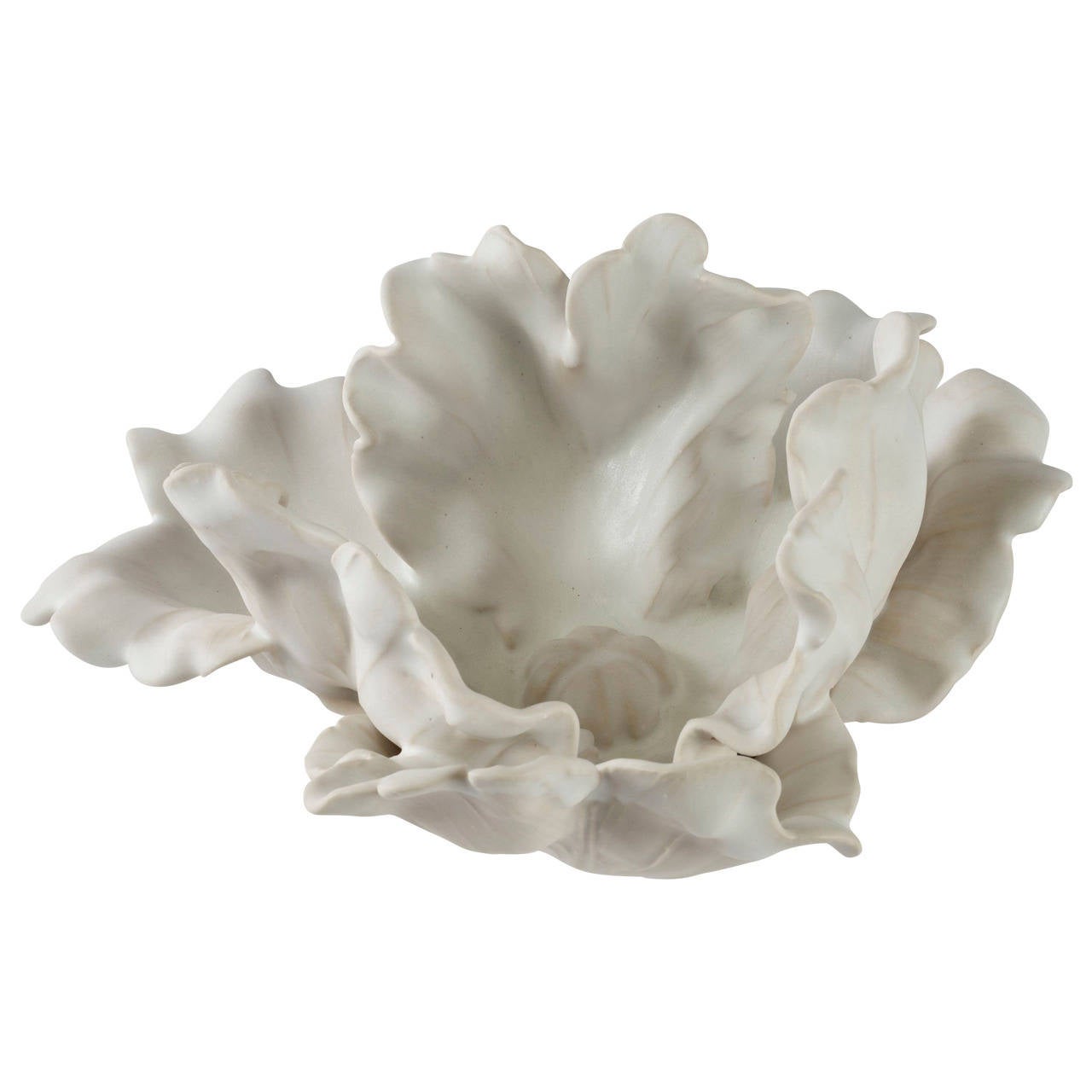 Unique Glazed Porcelain Tulip by Matthew Solomon at 1stDibs