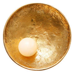 Achille Salvagni, "Saturn", Bronze and Onyx Sconce, Italy, 2013 6
