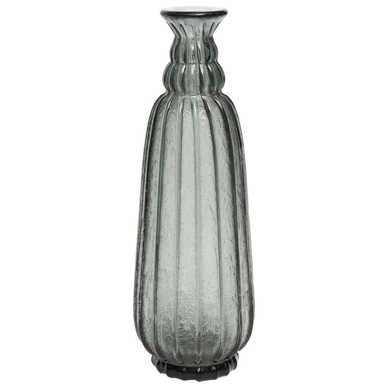 Daum, Glass vase, France, c. 1930 For Sale at 1stdibs