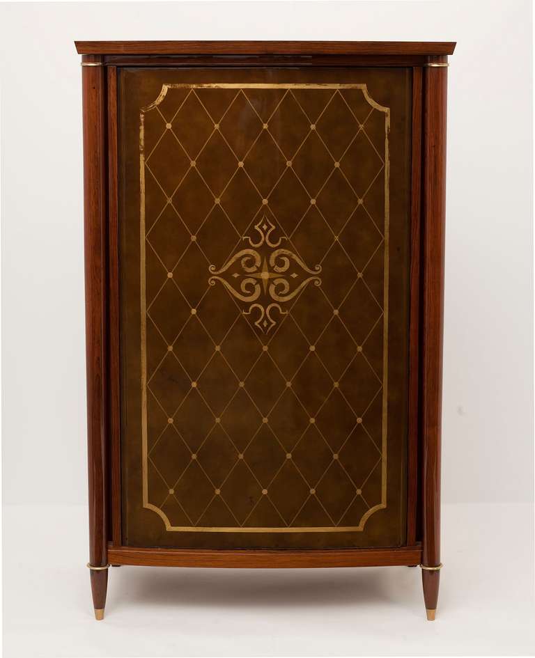 swivel bar cabinet