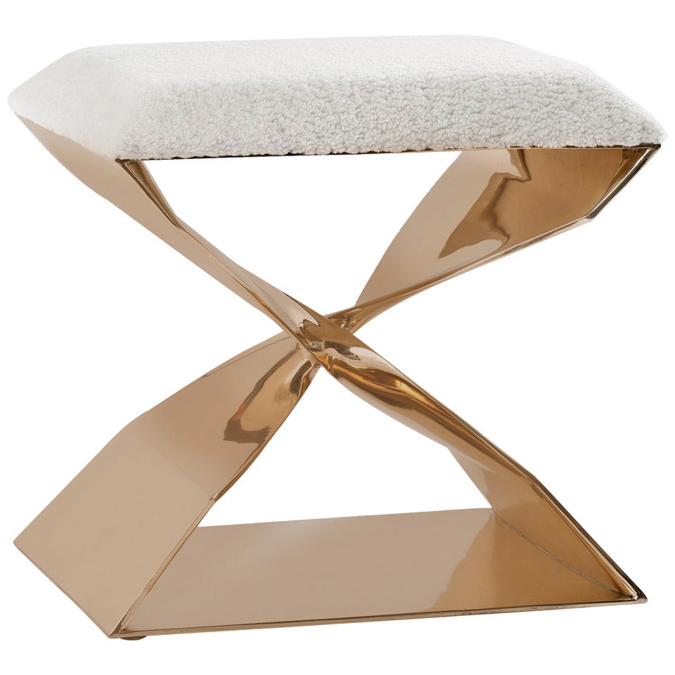 Carol Egan, Sculptural Bronze Stool, United States, 2014