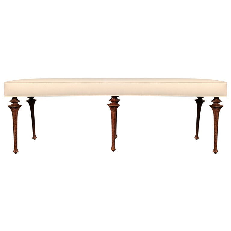Marc Bankowsky six-legged bench, new, offered by Maison Gerard