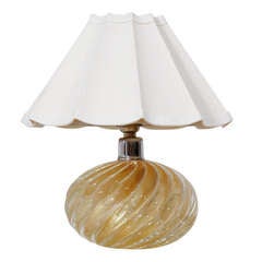 Small Venetian Glass Lamp