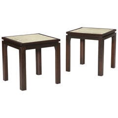 Harvey Probber, Pair of side tables, USA, c. 1960
