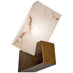 Hervé van der Straeten, "Pirouette", Alabaster Sconce, France, 2012 7