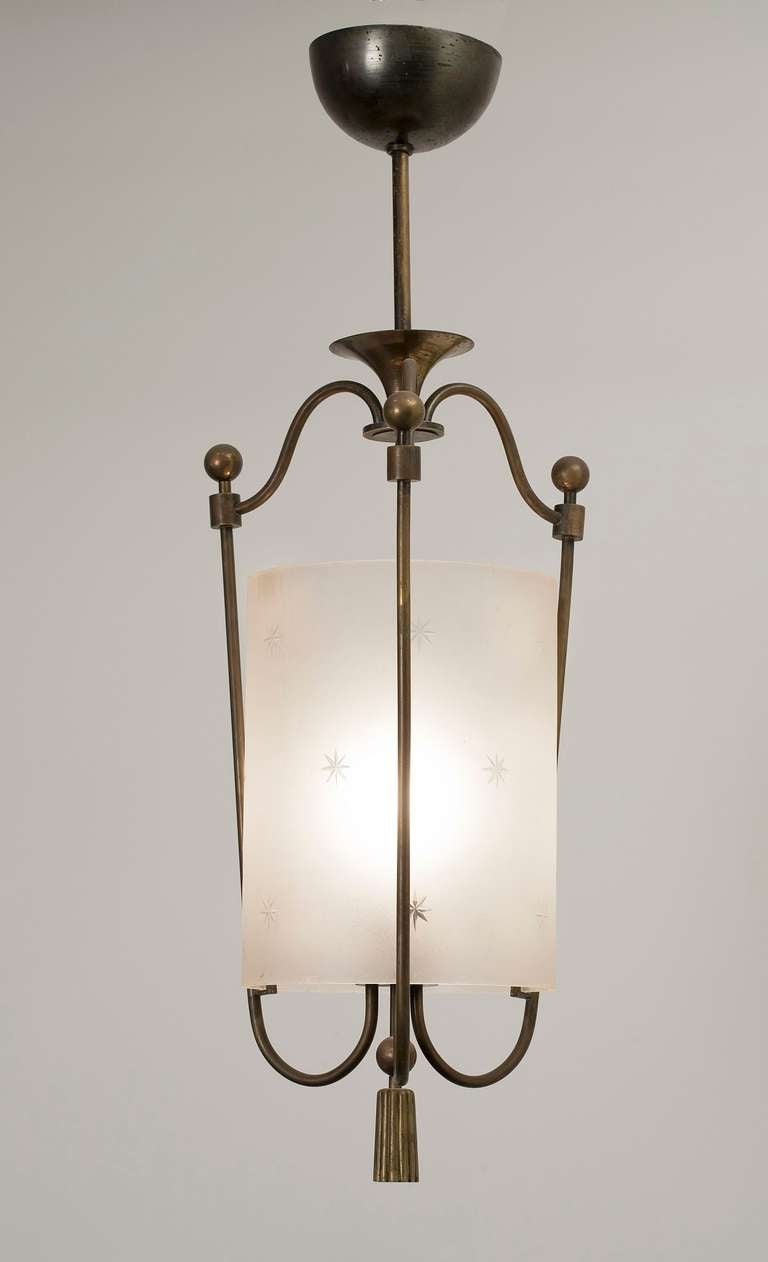 Art Deco Hanging Lantern