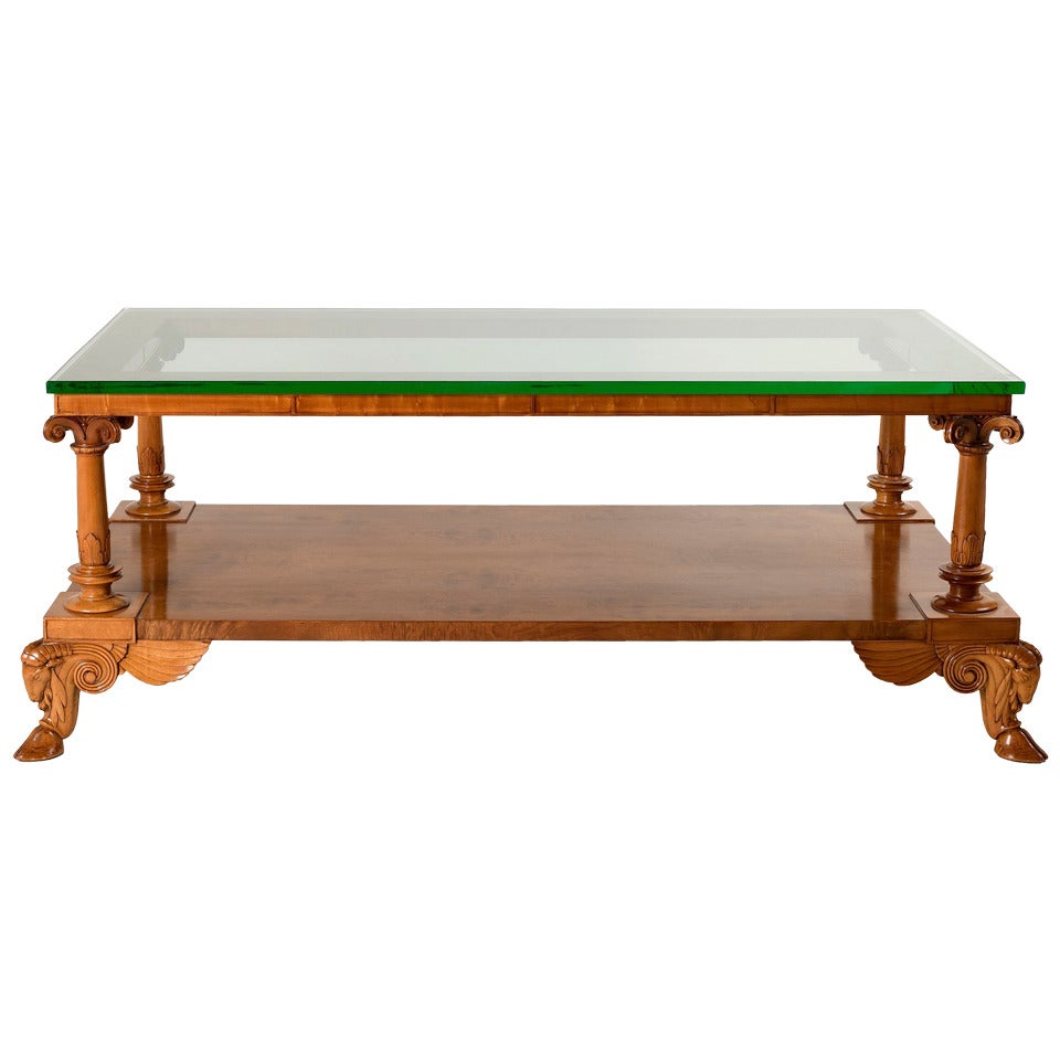 T.H. Robsjohn-Gibbings, Fine and Rare Coffee Table, USA, C. 1938 For Sale