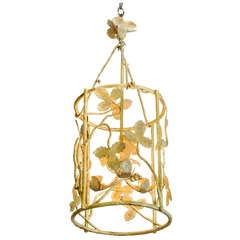 "Feuilles de Vigne" Bronze Lantern by Marc Bankowsky 10