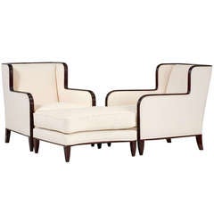 Duchesse Brisée (Pair of armchairs with ottoman) by DIM