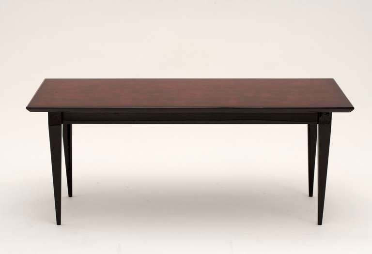 Bernard Dunand, Lacquered Coffee Table, France, C. 1940 In Good Condition In New York, NY