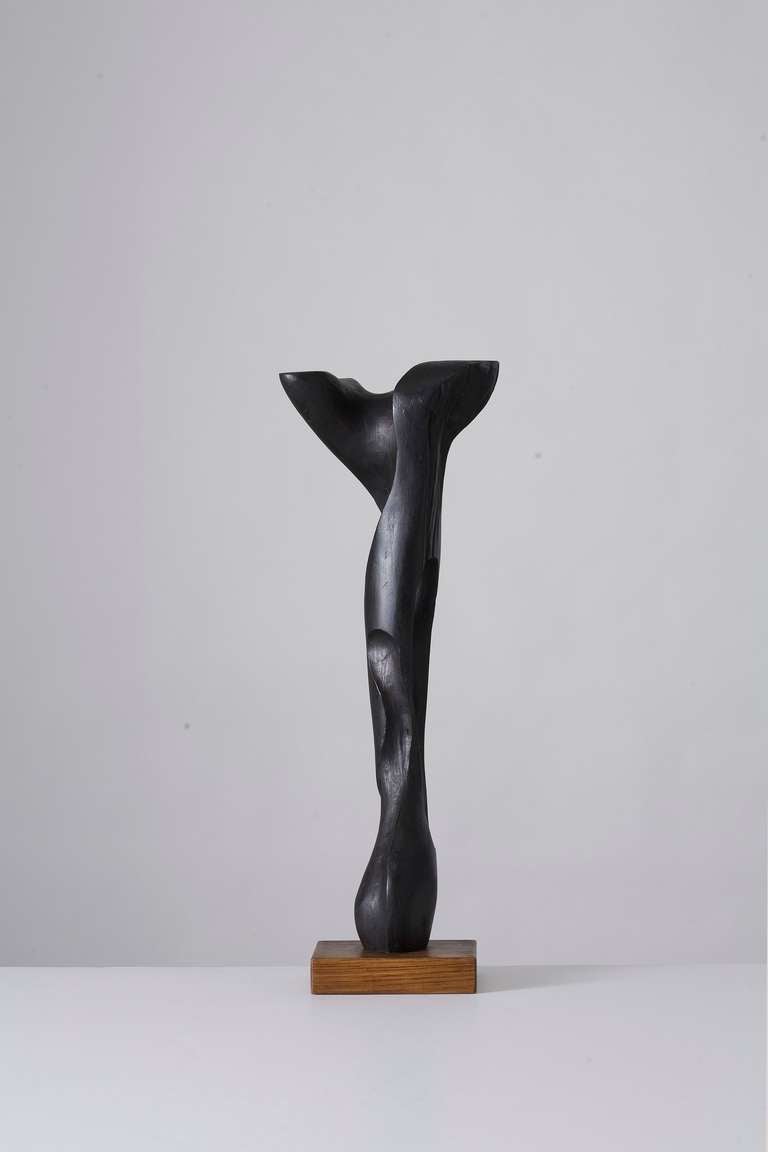 American Mario Dal Fabbro, Wood Sculpture, United States, 1978
