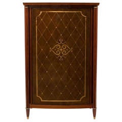 Batistin Spade, Swivel Door Bar Cabinet, France, circa 1940