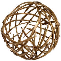 Hervé van der Straeten, "Coupe Nid", Bronze Centrepiece, France, 2012 6