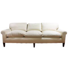 Elegant, Very Comfortable Fully Refurbished Sofa in Muslin