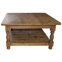 antique english pine coffee table Vintage English Pine Coffee Table