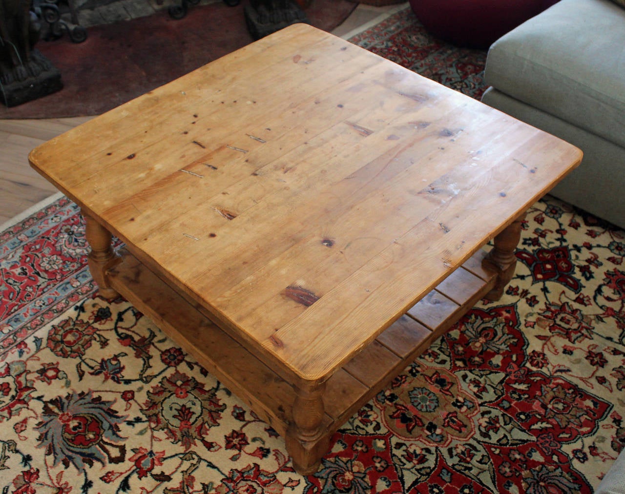 Vintage English Pine Coffee Table At 1stdibs British Vintage English Pine Coffee Table For