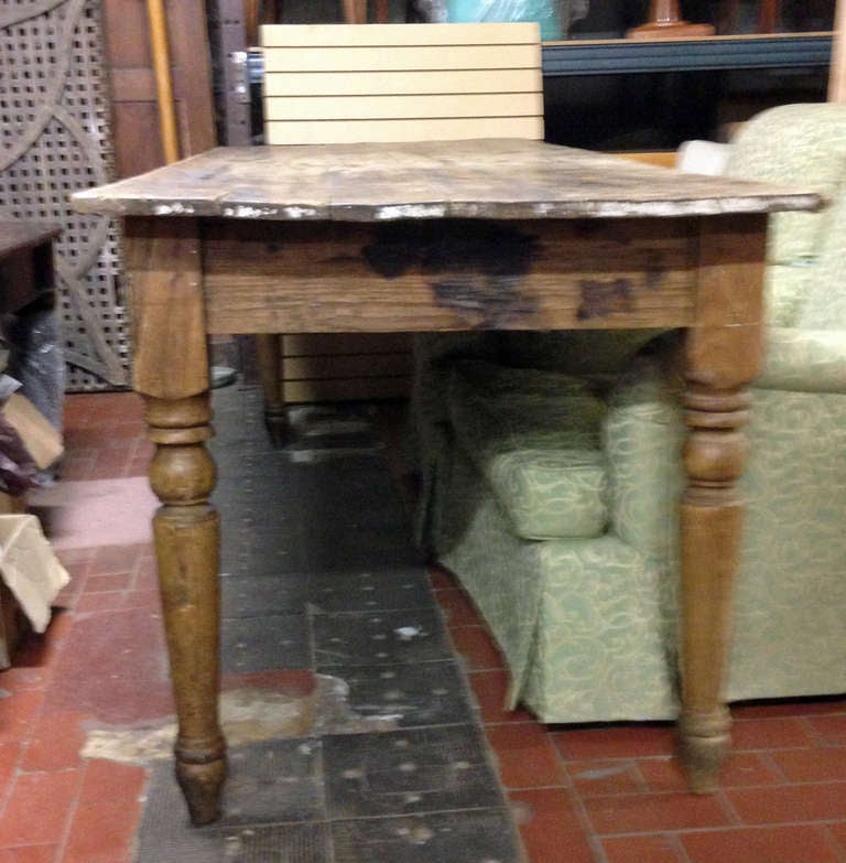 Mid-20th Century Large French Farm Table