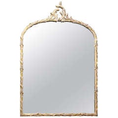 Large Estate Carved And Gilded Rococo Mirror