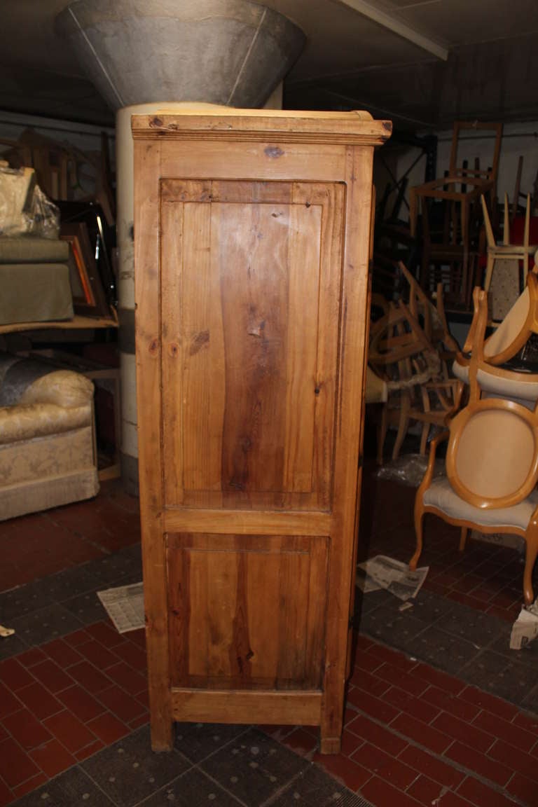 Late 20th Century Large And Spacious Pine Armoire