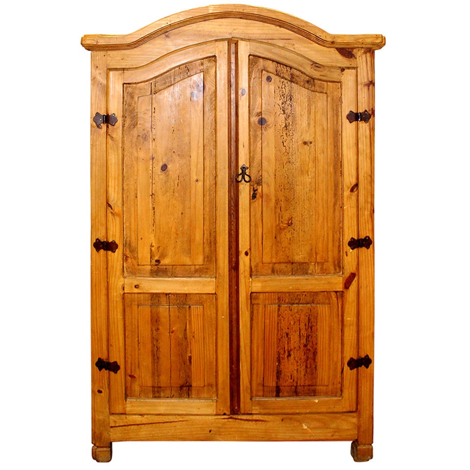 Large And Spacious Pine Armoire