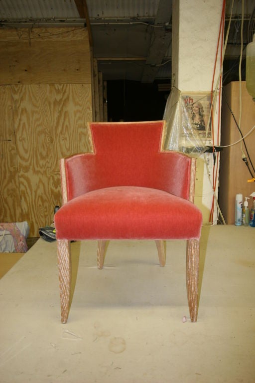 La silla Jackie de comedor/ocasional al estilo de Maxime Old Art Decó en venta