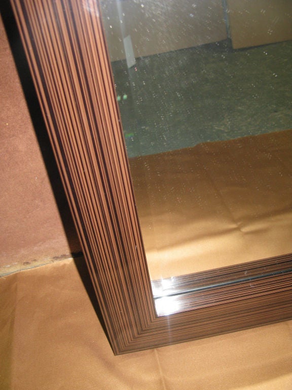 Pair of   Lemon-wood lacquered mirrors In Excellent Condition For Sale In Bronx, NY