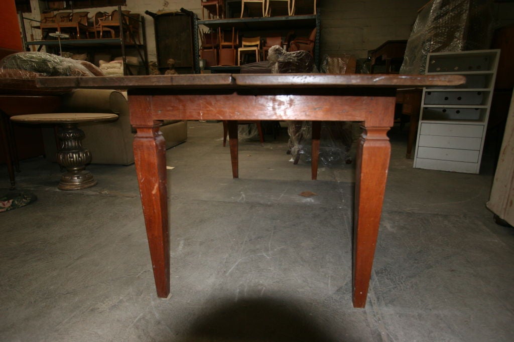 French 1940's french  Farm Table For Sale