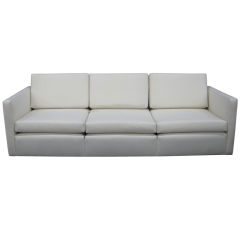 sleek and very cool 1960's loose back, loose seat sofa