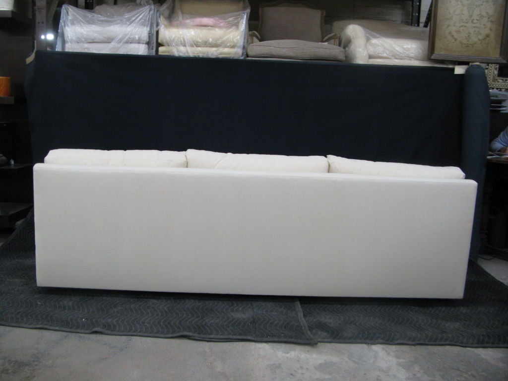 Long and Lean and very comfortable armless sofa at 1stDibs are