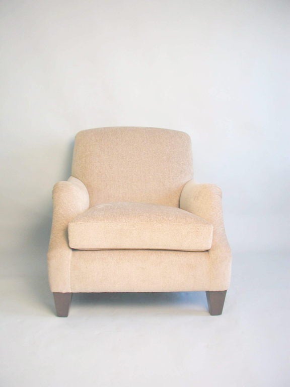 toulouse vintage leather and wood armchair
