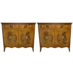 A Pair of English style cabinets