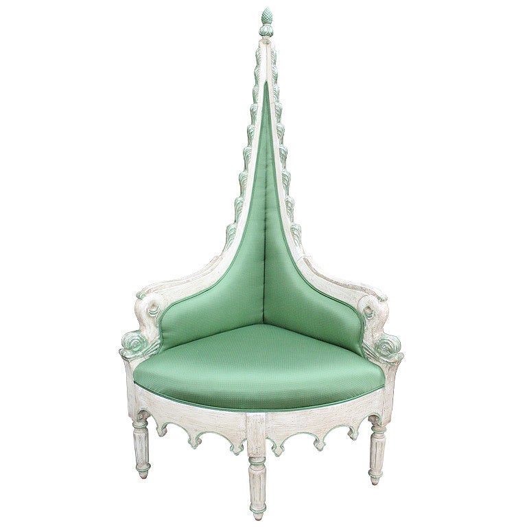Whimsical and Beautifully Detailed Corner Seat