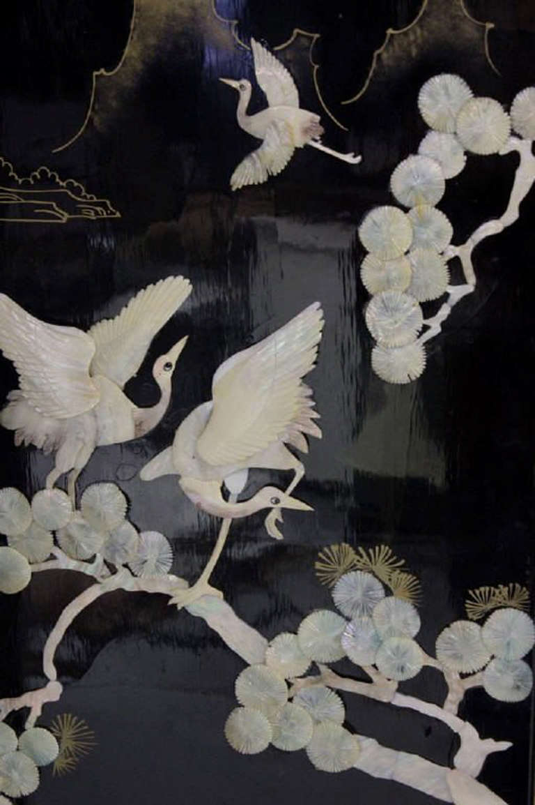 antique chinese screens mother of pearl