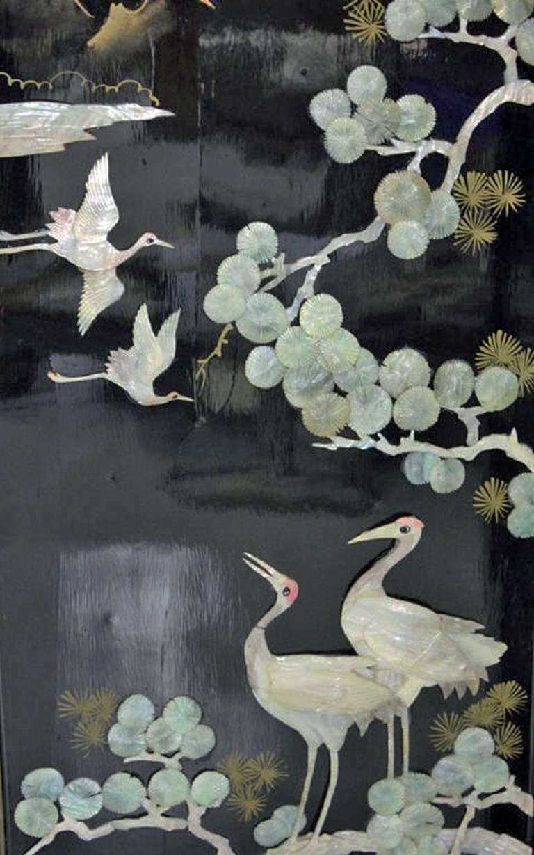vintage chinese screen