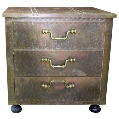 Brass Estate Chest Of Drawers by Sarried