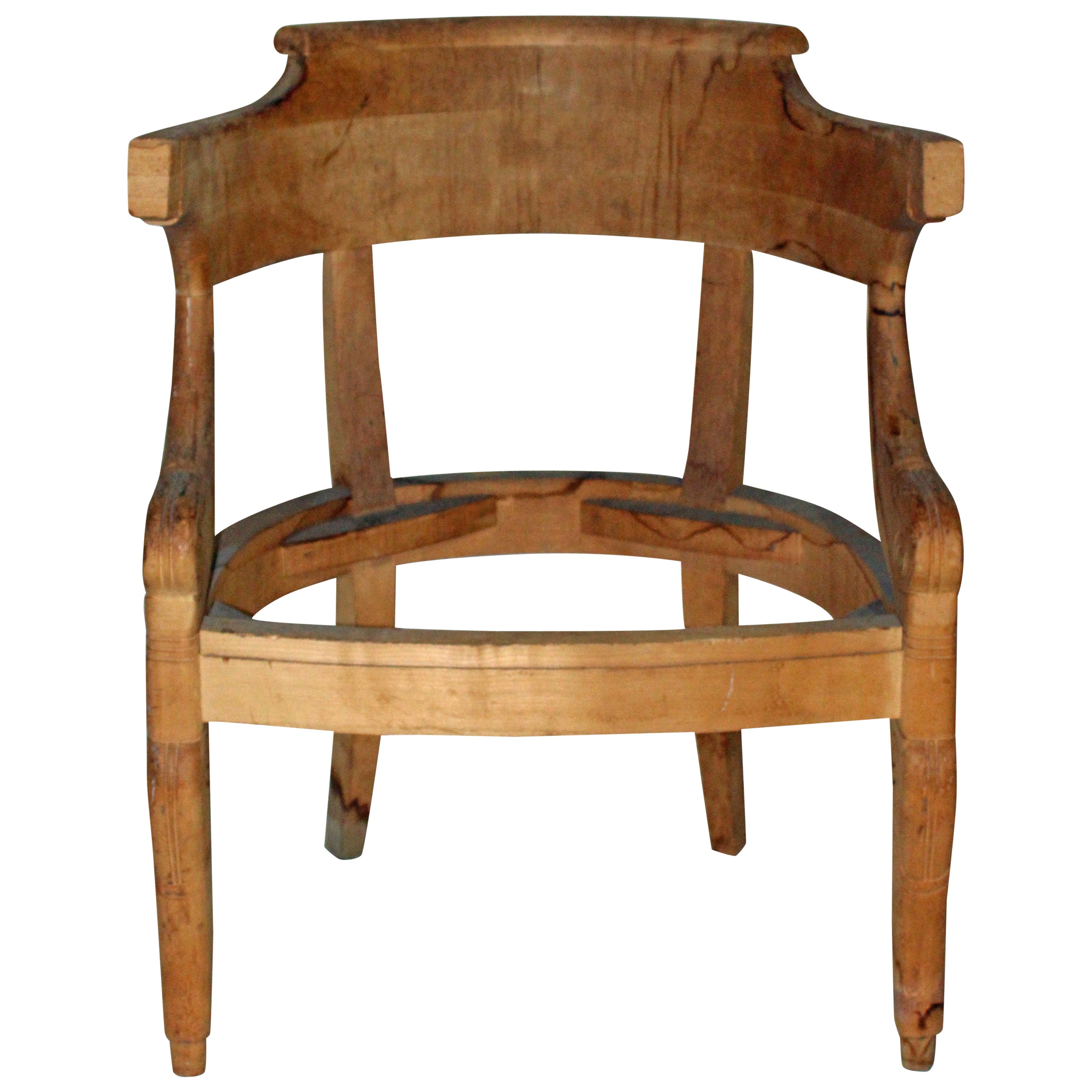 Nicely Carved and Detailed Side Chair Frames from the David Barrett Collection For Sale