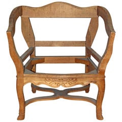Retro Hollywood regency style "Tulip" chair frame