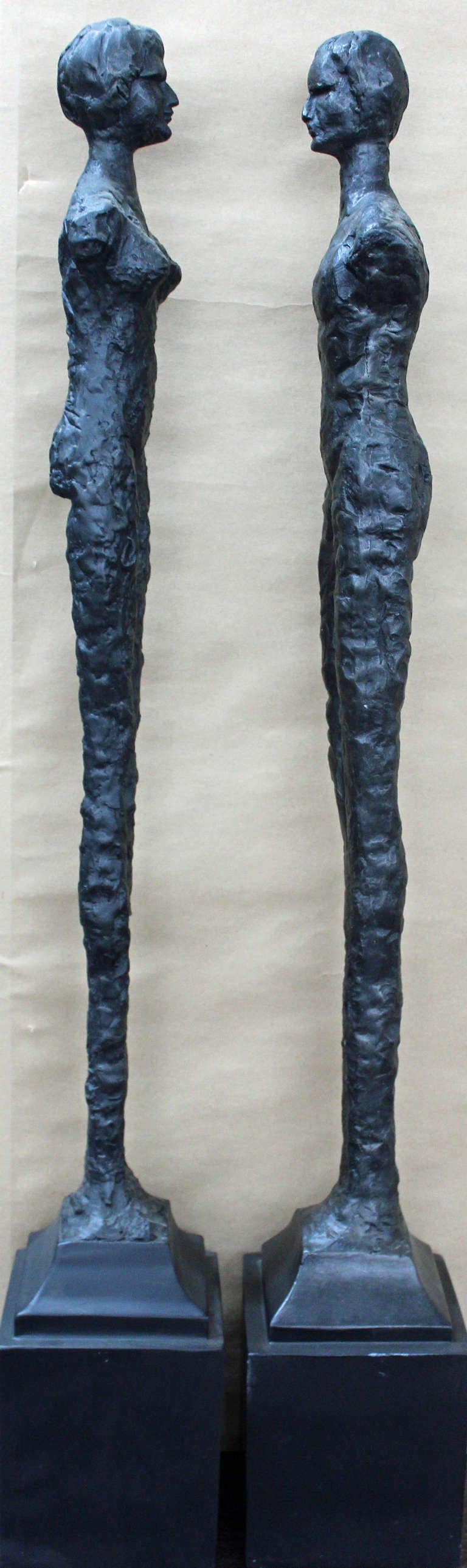 20th Century Giacometti Style Sculptures 