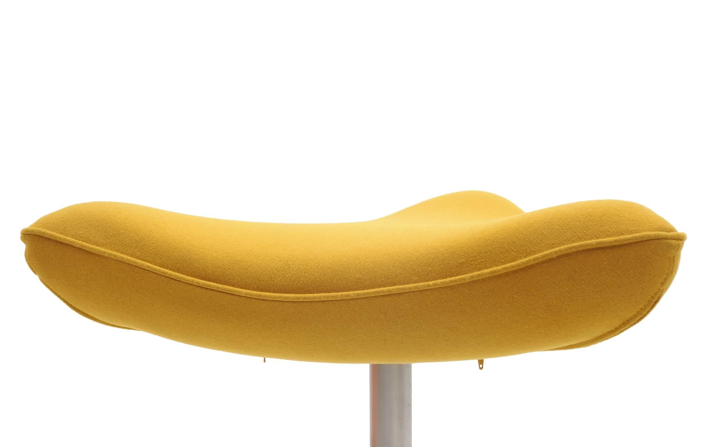 Cast Vladimir Kagan Bar Stools and Ottomans - For Review by Kagan For Sale