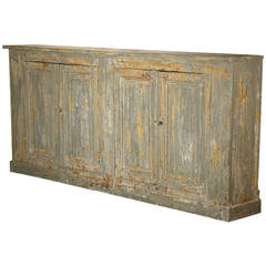 Large Antique Italian Painted Buffet