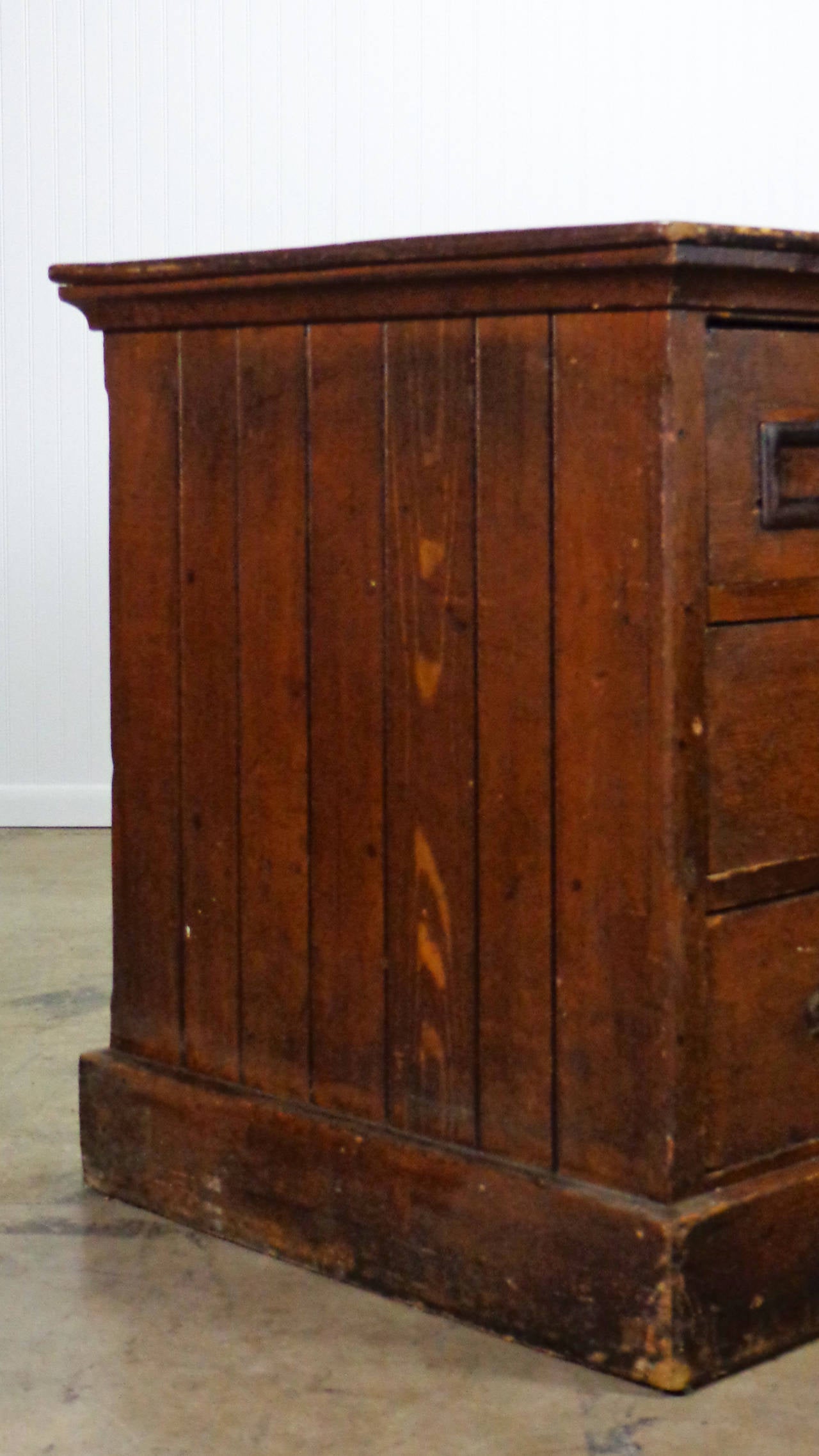 Antique Tailor Shop Store Counter In Excellent Condition In New York, NY