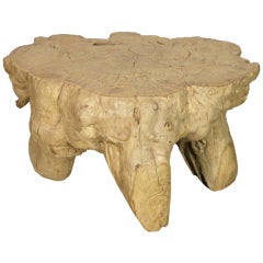 Organic Grain Teak Coffee Table