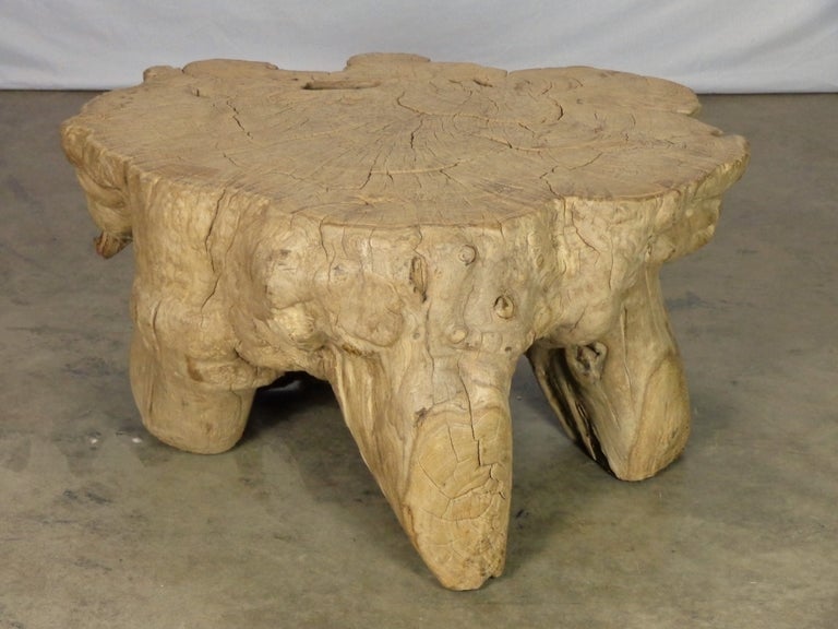 Organic Grain Teak Coffee Table